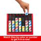 Mattel Games UNO Quatro Game with Colored Tiles & Plastic Grid for Adult, Family & Parties, 2 to 4 Players Ages 7 Years Old & Up