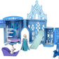 Disney Frozen Elsa Ice Palace, Stackable Castle Doll House with Small Doll & Accessories For Kids Ages 4+