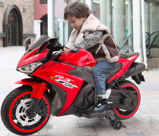 R3 Bike with Rechargeable Battery Operated Ride on Bike For Kids