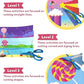 Skillmatics Art & Craft Kit - Snip, Snip Unicorns & Princesses Book, Practice Scissor Skills with 25 DIY Activities