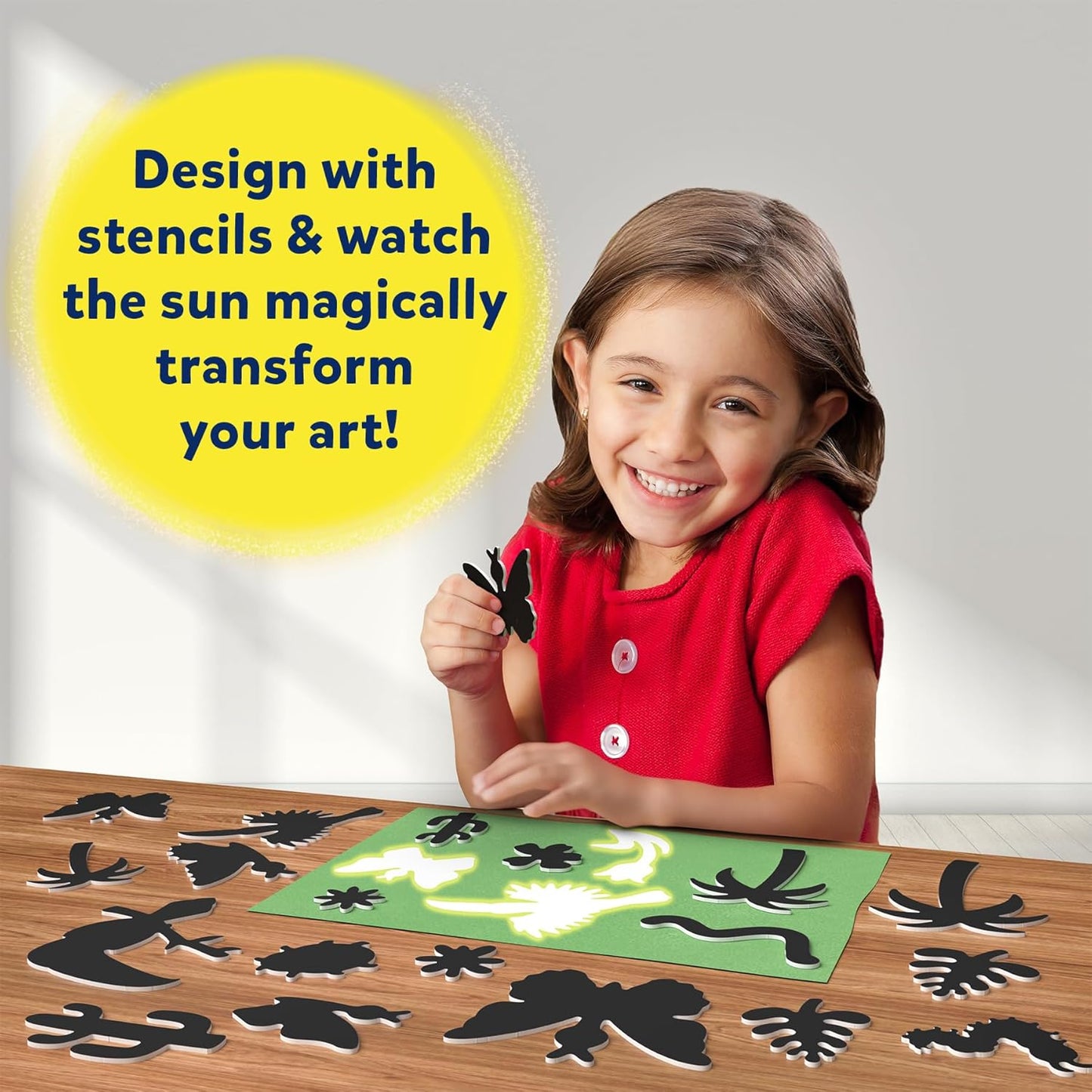 Skillmatics Magical Sun Art Out In Nature Mess-Free DIY STEM Craft Paper Art Kit For Kids Ages 4+