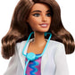 Barbie Careers Doctor Doll & Accessory, Fashion Doll Wearing Removable Look With Stethoscope for Kids Ages 3 Years & Up