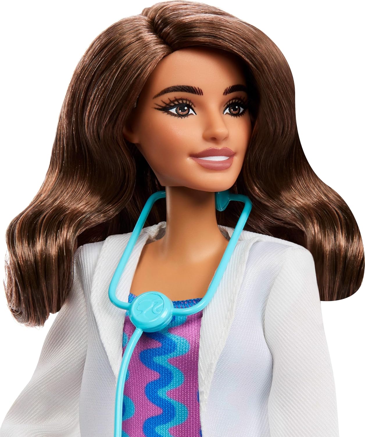 Barbie Careers Doctor Doll & Accessory, Fashion Doll Wearing Removable Look With Stethoscope for Kids Ages 3 Years & Up