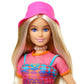 Barbie Pink Passport Italy Doll Set With Clothes & Travel Accessories, Includes Blonde Doll & Food Pieces For Kids Ages 3+