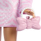 Barbie Deluxe Style Fashion Blonde Doll #9 in Matching Pink Denim Jacket & Skirt Set for Kids Ages 3 Years+