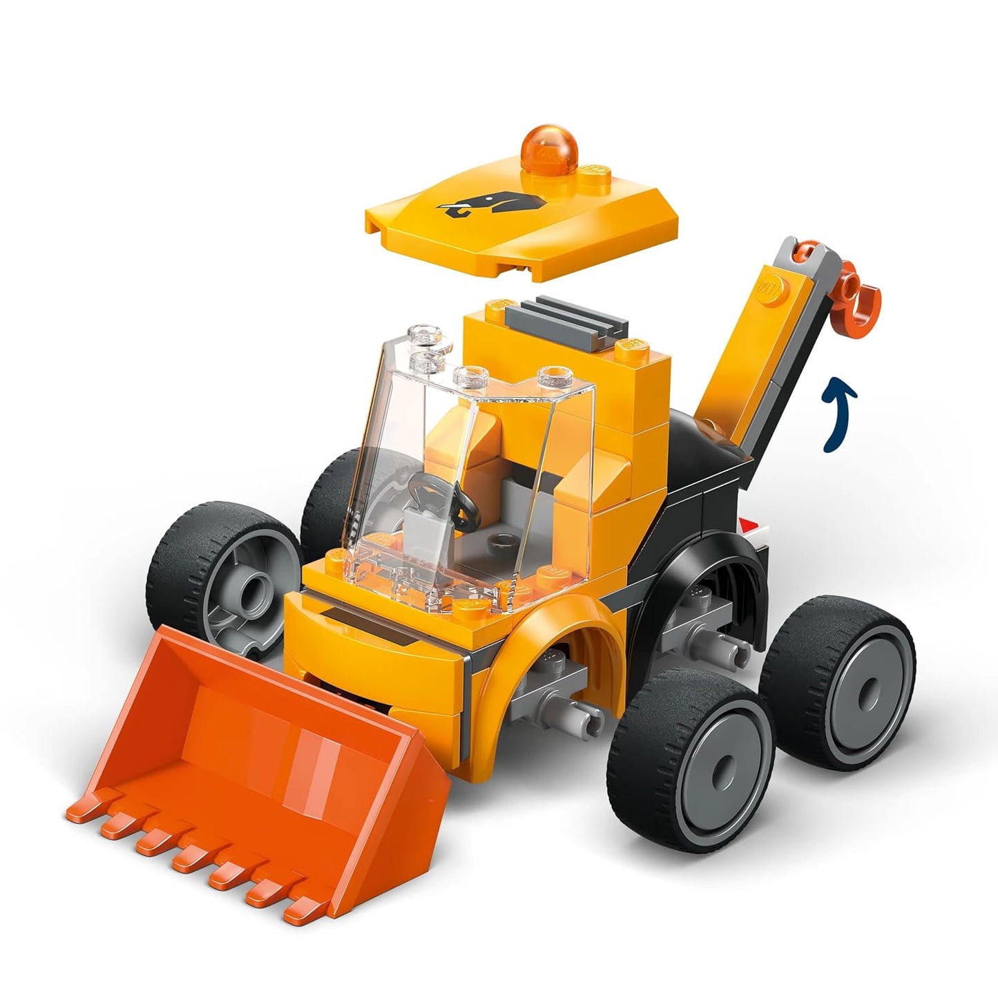 LEGO City Rides – Construction Loader - Mini Car Building Kit For Ages 5 Years & Up