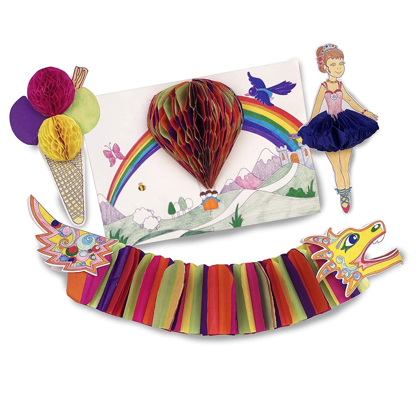 Funskool Handycrafts Paper Fantastic DIY Paper Art Activity Kit for Ages 7 and Above