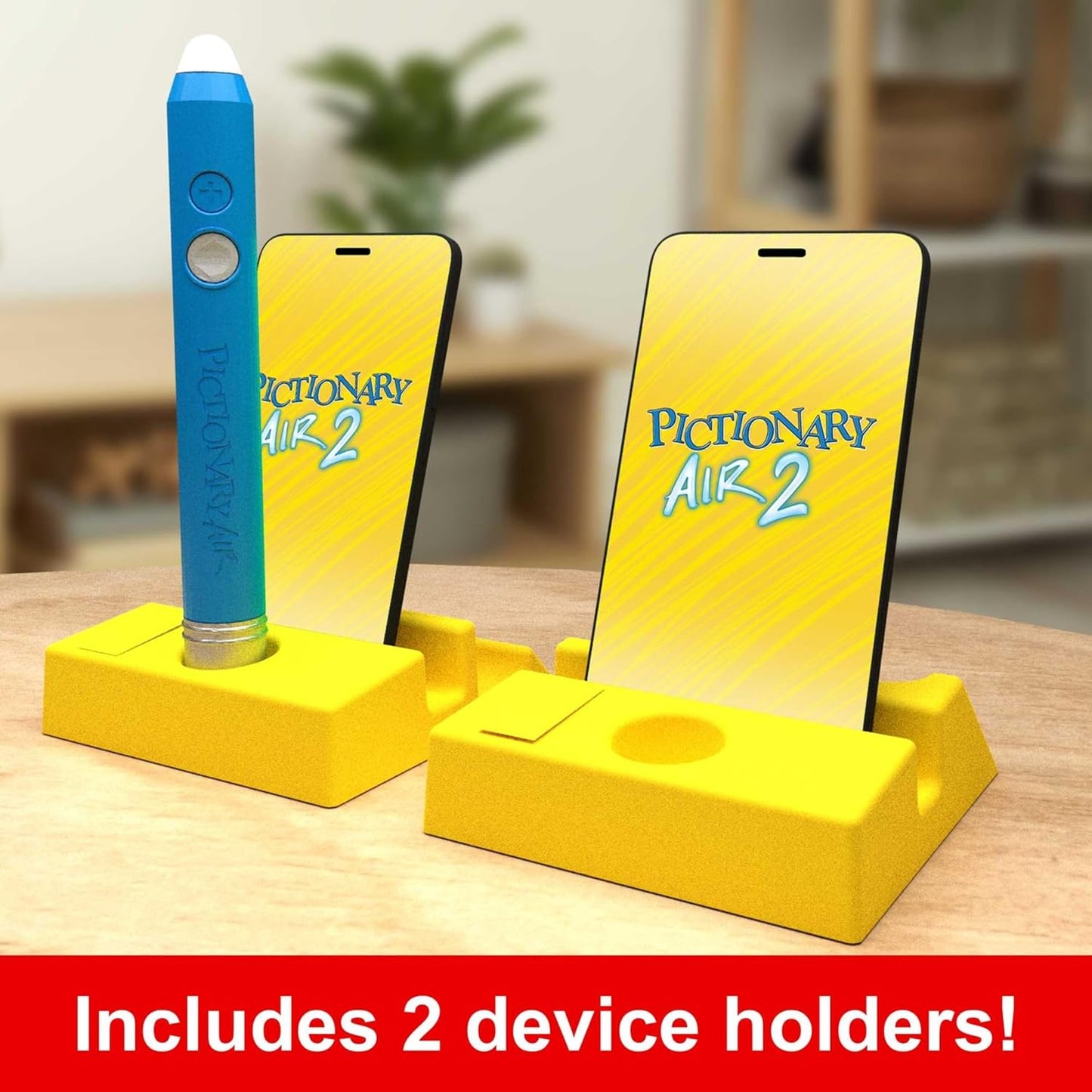 Pictionary Air 2 Game for Kids, Adults, Family and Game Night, Air-Drawing Family Game, Draw in The Air and See it On Screen