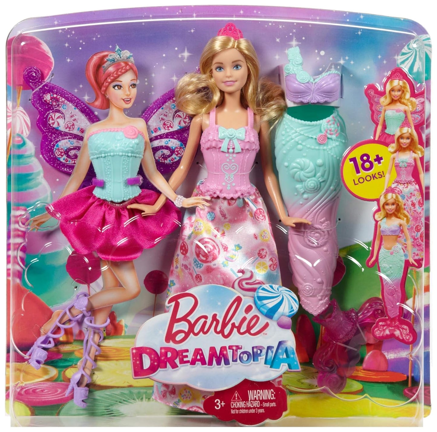 Barbie Doll and Fairytale Dress-Up Character Playset, Clothes and Accessories for Kids Ages 3 Years & Up