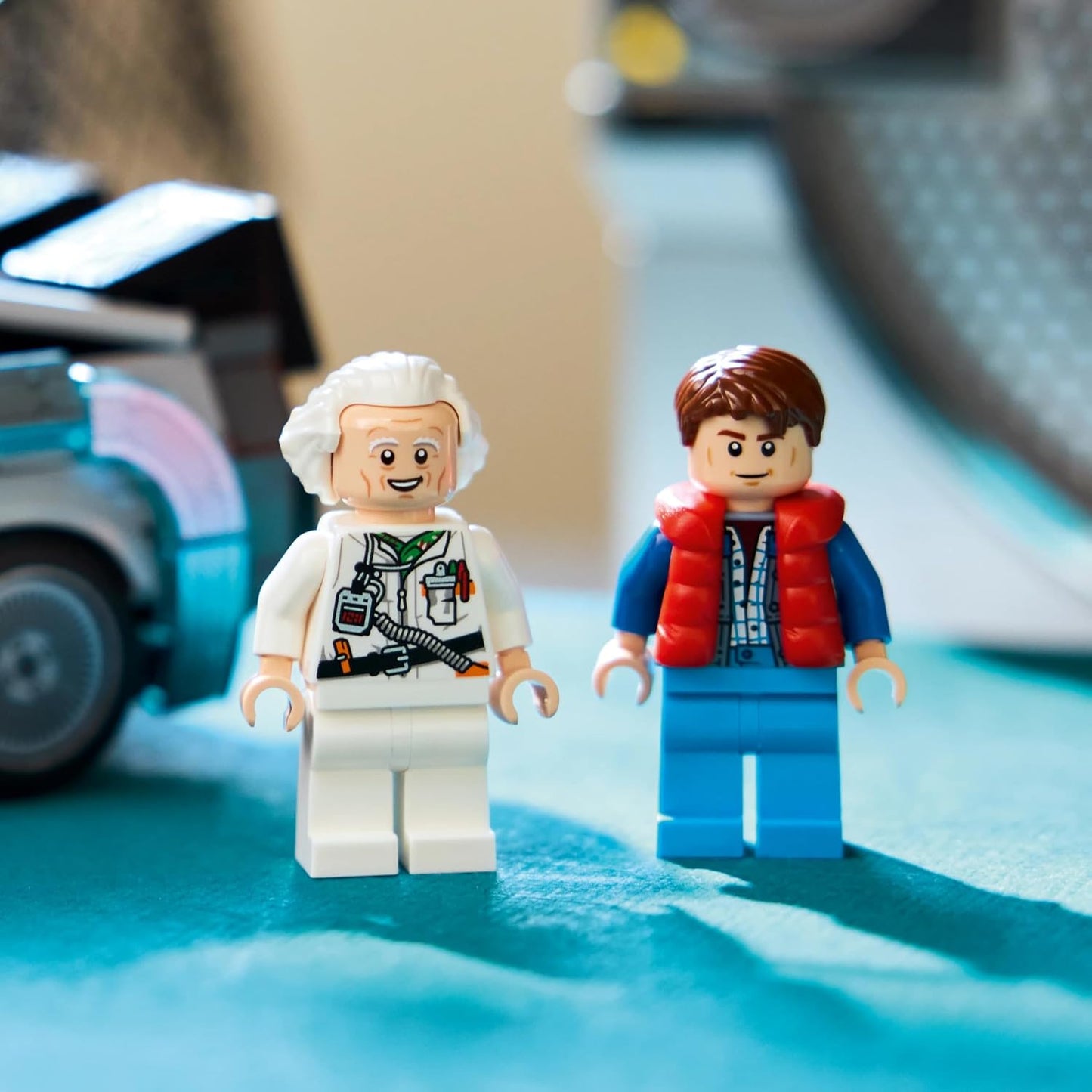 LEGO Speed Champions Time Machine from Back to The Future - Model Car Building Kit For Ages 9 Years & Up