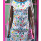 Barbie 12 inches Teacher Doll with Cute School Supply Print Fashion, Pink Ballet Flat Shoes & Notebook Accessory for Ages 3 Years & Up