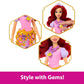 Disney Princess Jewel Reveal Ariel Fashion Doll with 8 Surprises Including Gem Box & Accessories for Kids Ages 3 Years & Up