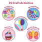 Skillmatics Art & Craft Kit - Snip, Snip Unicorns & Princesses Book, Practice Scissor Skills with 25 DIY Activities