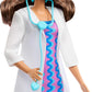 Barbie Careers Doctor Doll & Accessory, Fashion Doll Wearing Removable Look With Stethoscope for Kids Ages 3 Years & Up