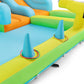 Inflatable Water Slide Bounce House for Kids, Luxury Heavy Duty Blow Up Water Park with Double Slides, Climbing Wall, Splash Pool and Sunshade Awning