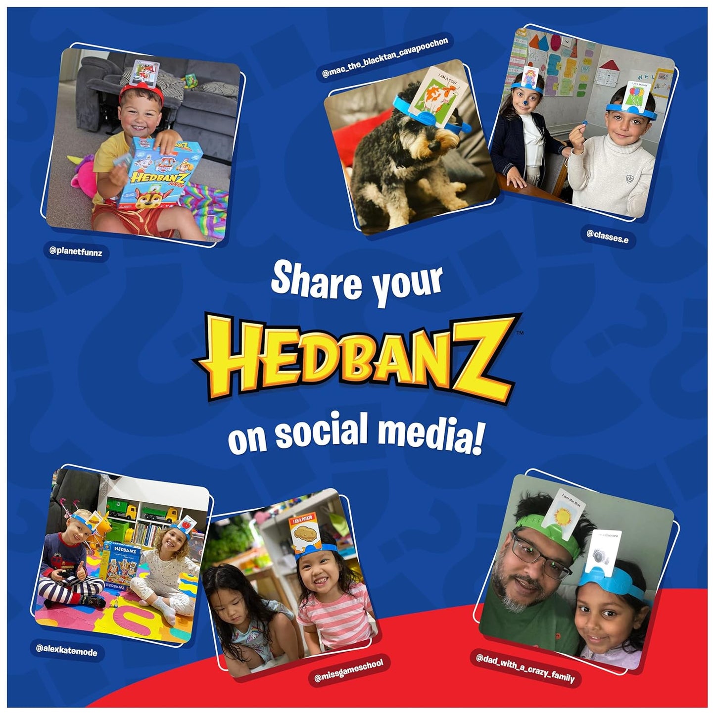 Funskool Spin Master Hedbanz Picture Guessing Board Game for 2-6 Players Ages 3 Years +