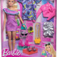 Barbie Blond Hair Doll with 3 Party-Themed Mix-and-Match Outfits Including Dresses, Purses and Heels for Ages 3 Years & Up