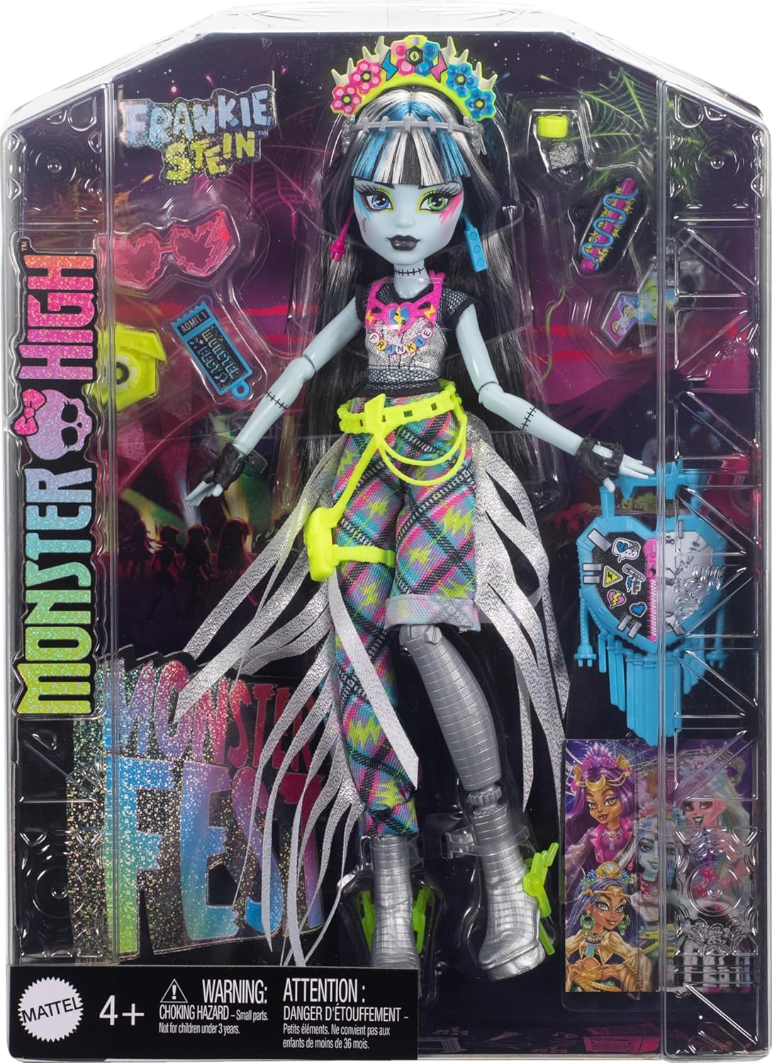 Monster High Frankie Stein Doll With Glam Monster Fest Outfit For Kids 8-15 Years