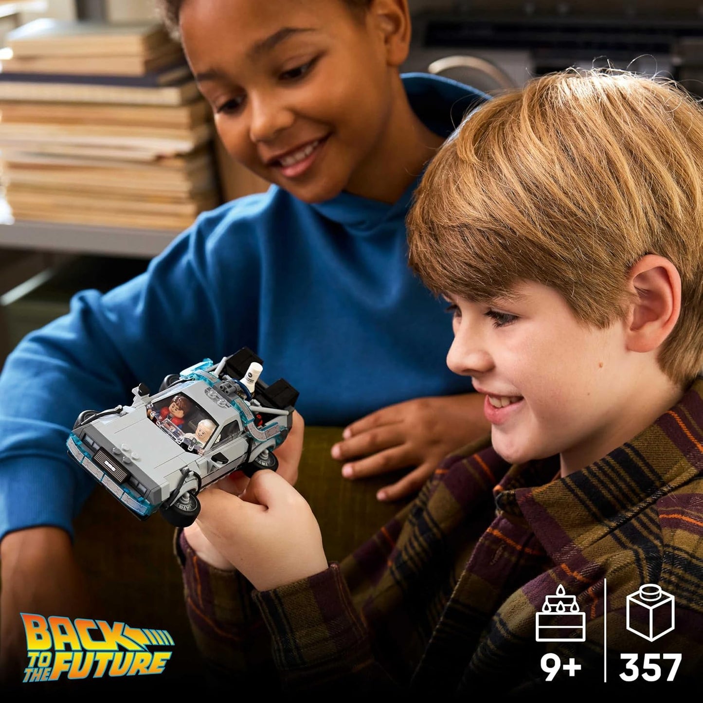 LEGO Speed Champions Time Machine from Back to The Future - Model Car Building Kit For Ages 9 Years & Up