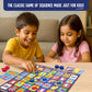 Funskool Goliath Games Sequence Junior for Kids Easy-to-Learn Board Game, 2-4 Players, For Ages 4 Years & Up