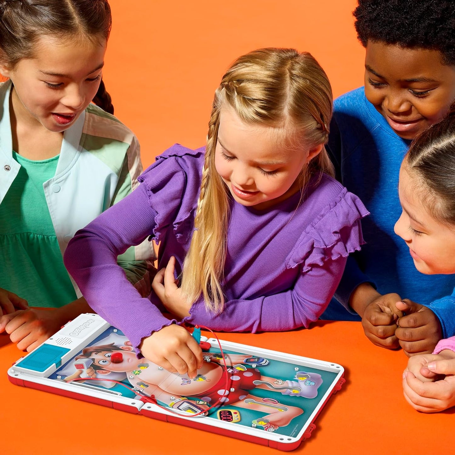 Operation Electronic Board Game with All-in-One Carrying Case For Kids Ages 6+