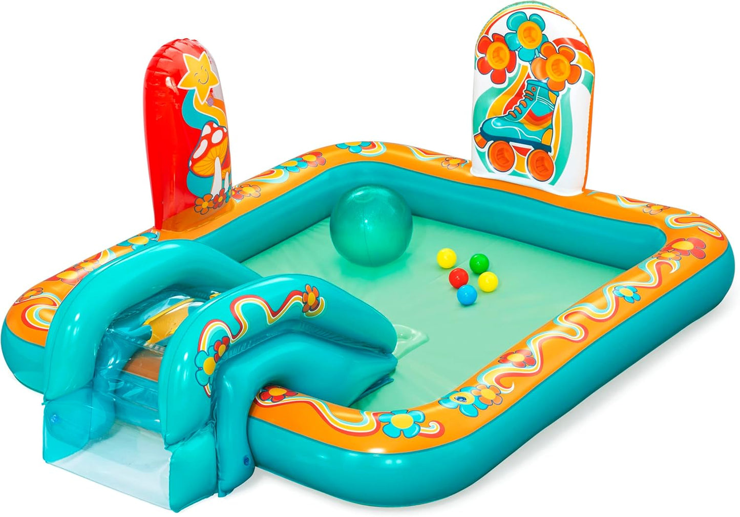 Bestway Retro Groove Inflatable Playcenter with Swimming Pool