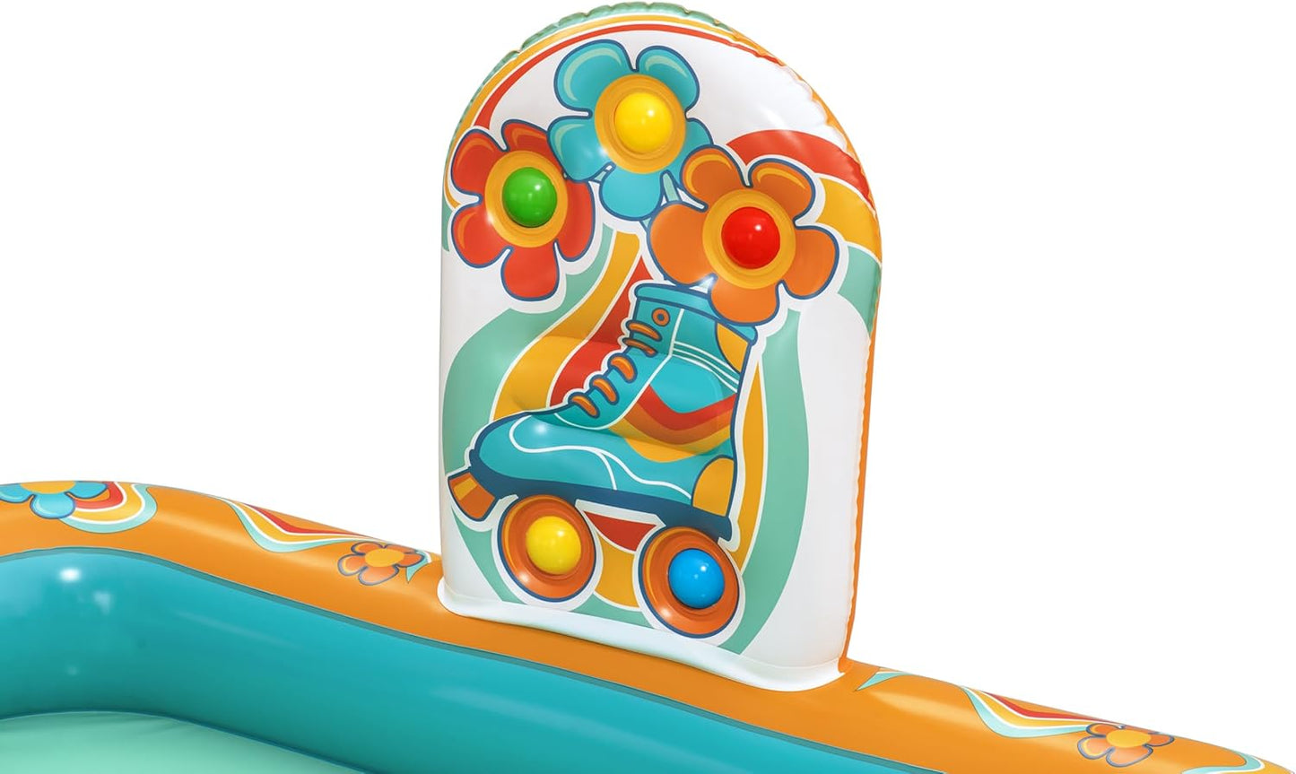 Bestway Retro Groove Inflatable Playcenter with Swimming Pool