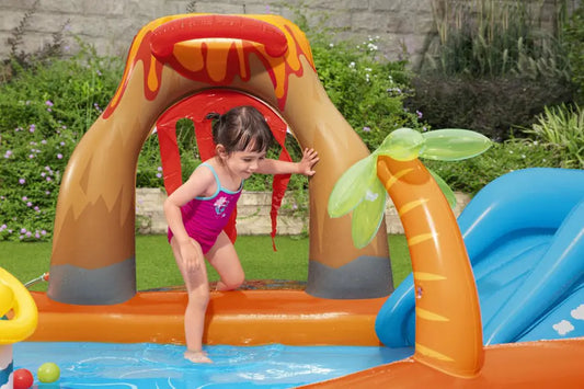Bestway INFLATABLE POOL/ PLAYGROUND WITH SLIDE VOLCANO