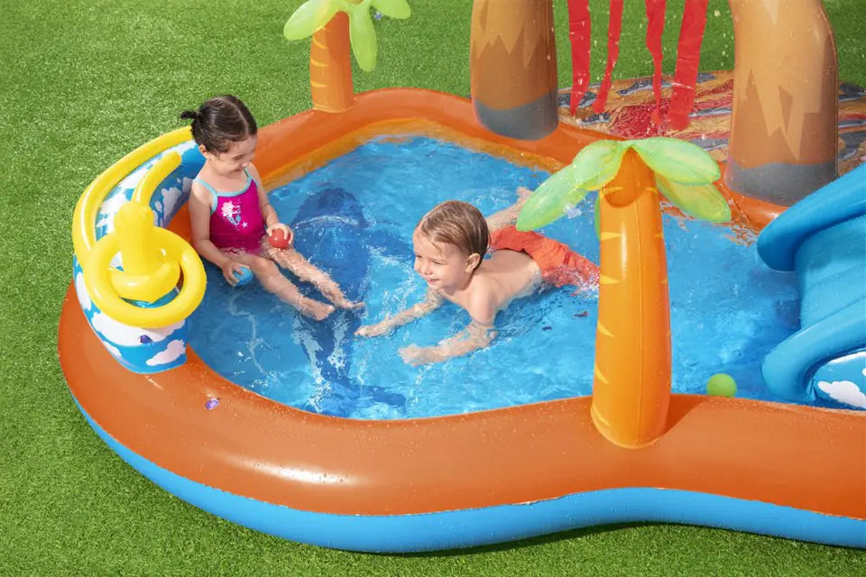 Bestway INFLATABLE POOL/ PLAYGROUND WITH SLIDE VOLCANO