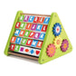 Wooden 5-In-1 Activity Triangle – Interactive STEM Learning Toy