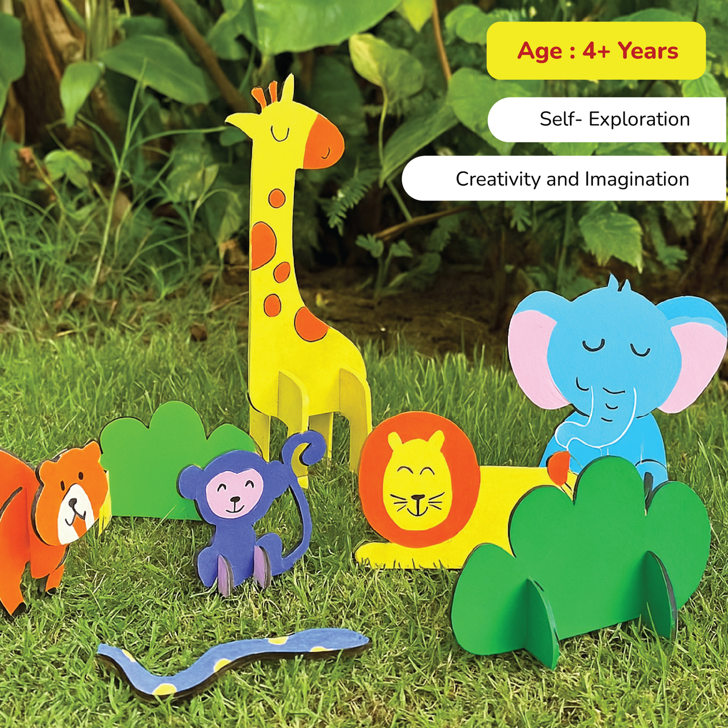 DIY 3D Animal Art & Craft Kit for Kids