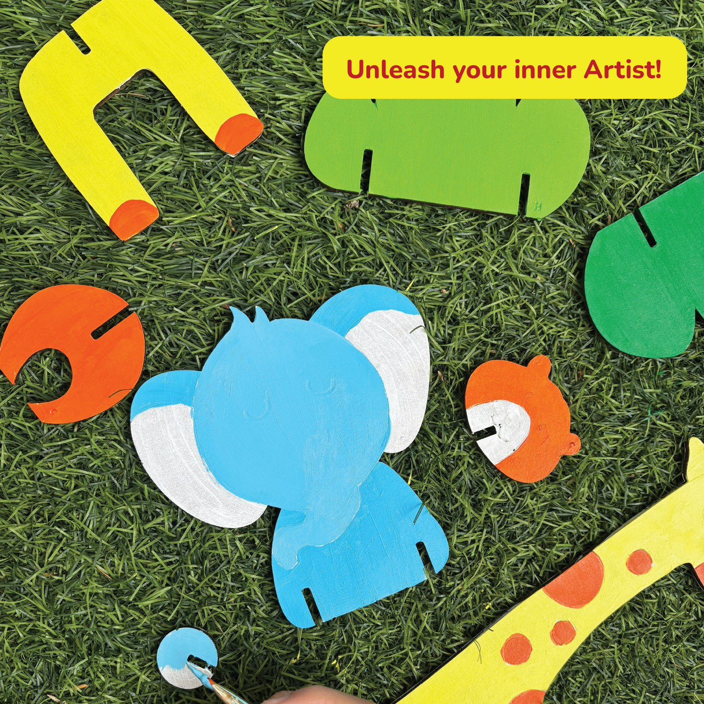 DIY 3D Animal Art & Craft Kit for Kids