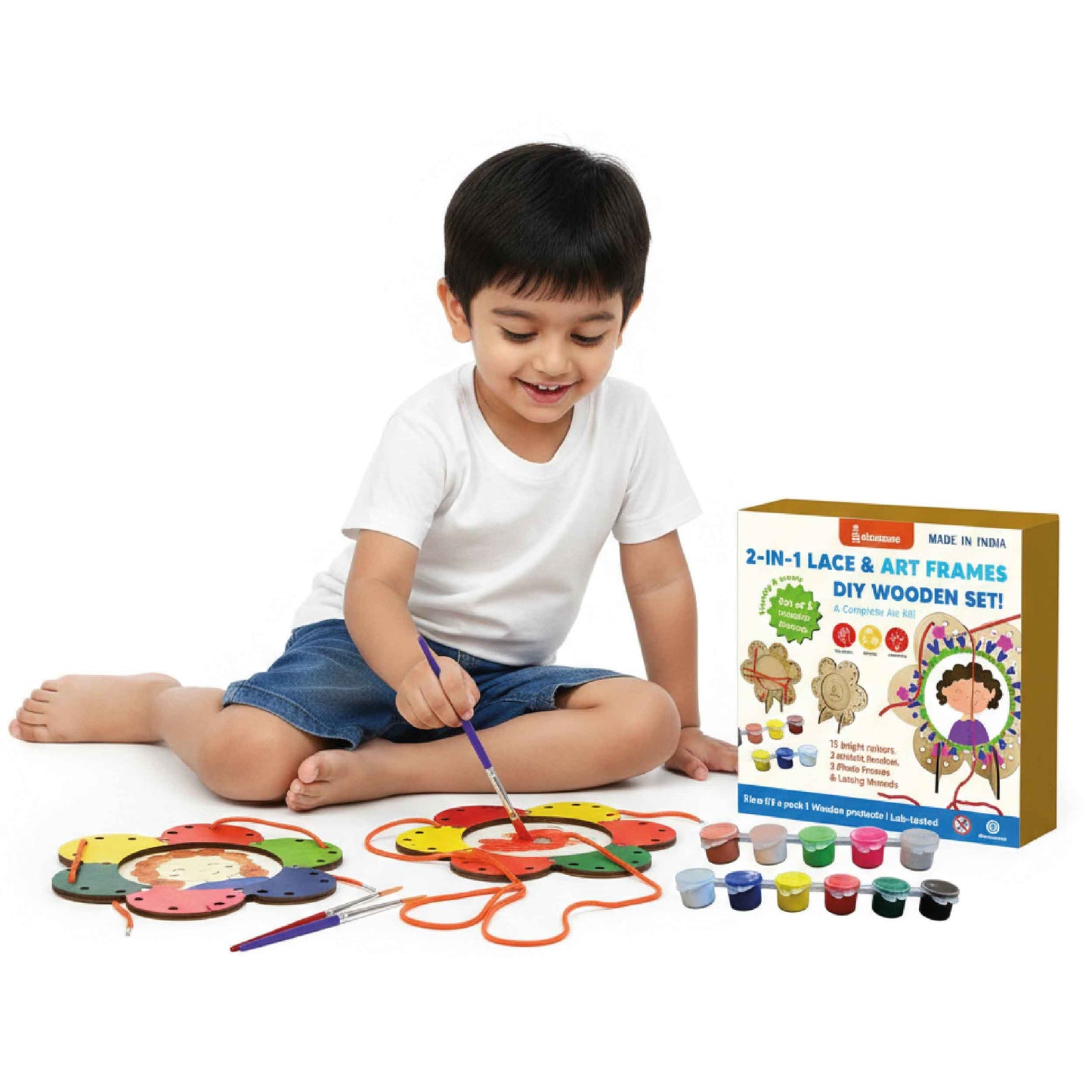 DIY Photo Frame Art & Craft Kit for Kids ( 5+ years)