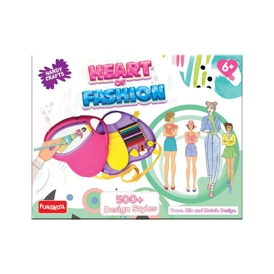 Funskool Handycrafts Heart of Fashion - Fashion Designing Kit for Ages 6+
