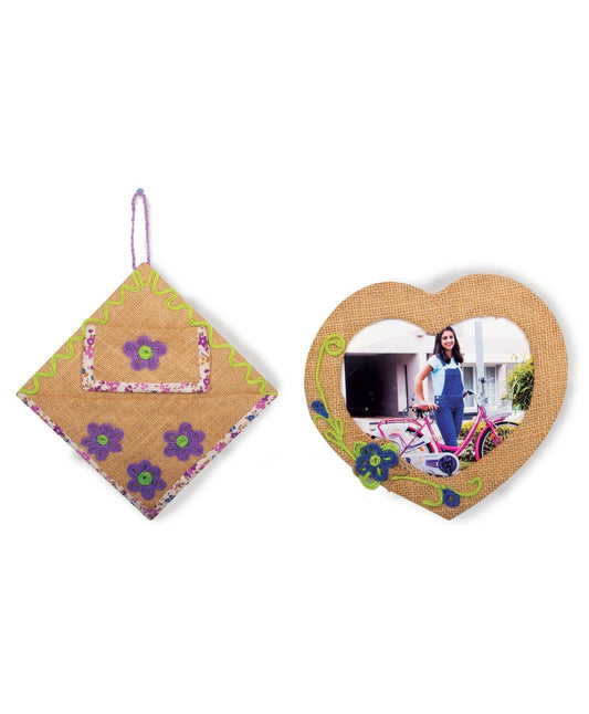 Funskool Handycrafts Jute Craft - DIY Wall Hanging Kit for Ages 5+