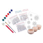 Funskool Handycrafts Mirror and Lippan Art - Pot Decorating kit for Ages 6+