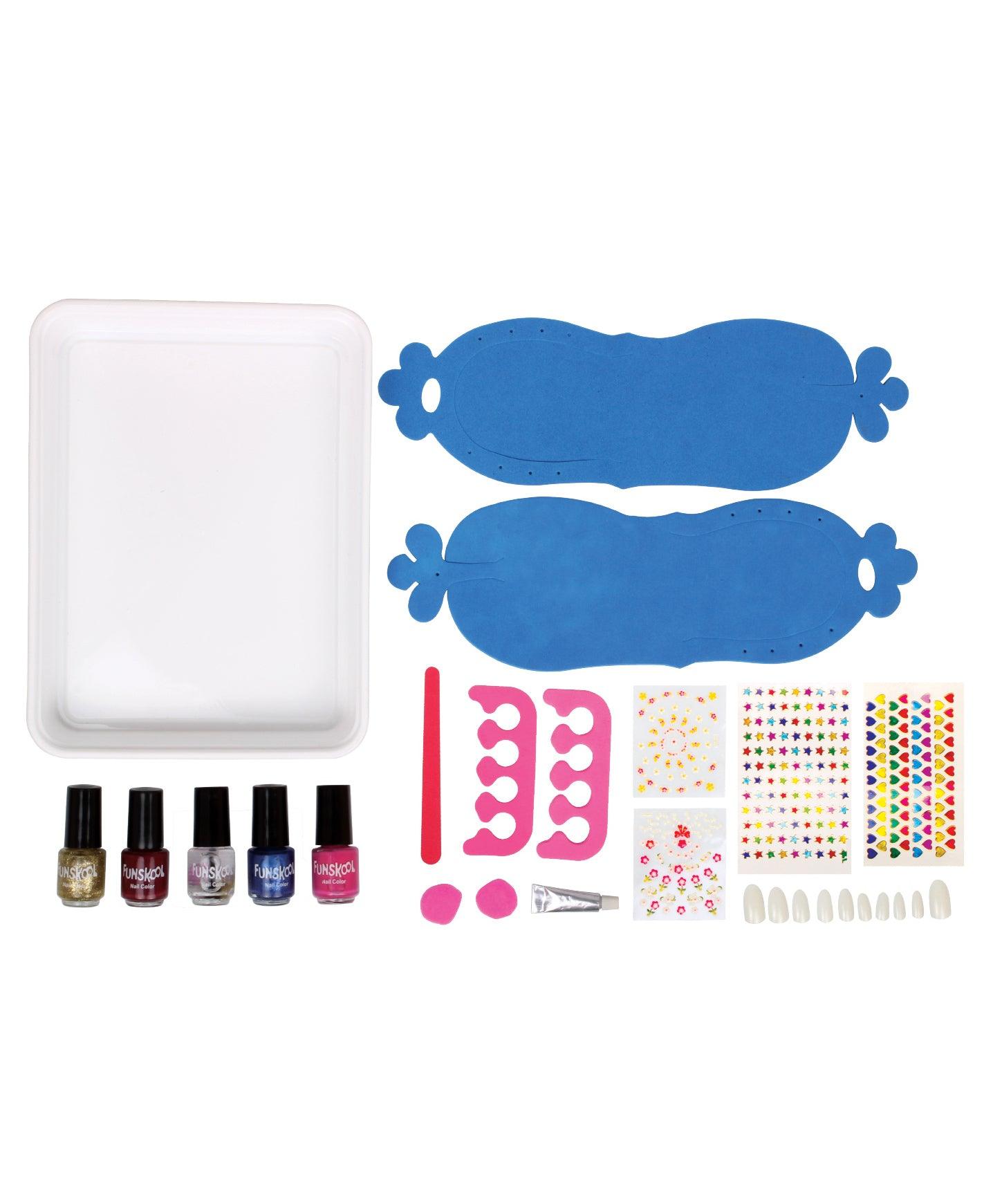 Funskool Handycrafts Style and Spa Kit - Pamper Your Nails Activity Kit for Ages 7+