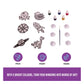 Funskool Handycrafts Sun Catchers - Mini Glass Painting Kit for Ages 6+