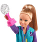 Barbie Team Stacie Doll and Gymnastics Playset with Spinning Bar and 7 Themed Accessories for Kids Ages 3+