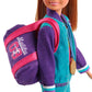 Barbie Team Stacie Doll and Gymnastics Playset with Spinning Bar and 7 Themed Accessories for Kids Ages 3+