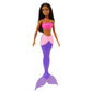 Barbie Dreamtopia Black Hair Mermaid Doll With Multi-Colored Purple Mermaid Tail for Kids Ages 3+