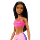 Barbie Dreamtopia Black Hair Mermaid Doll With Multi-Colored Purple Mermaid Tail for Kids Ages 3+