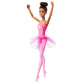 Barbie Ballerina Doll, Brunette Fashion Doll Wearing Pink Removable Tutu, Posed with Ballet Arms & “en Pointe” Toe Shoes