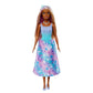Barbie Royal Doll with Purple-Highlighted Fantasy Hair, Petite Body Type, Colorful Accessories and Butterfly-Print Skirt