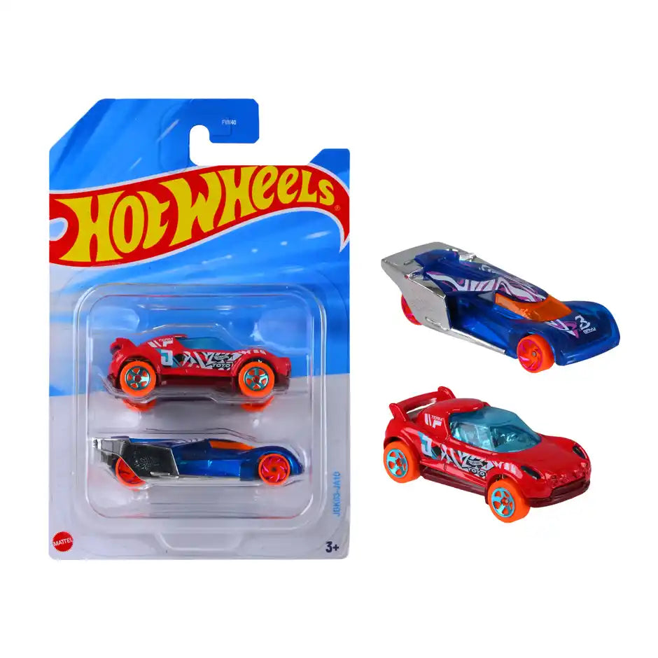 Hot Wheels Set of 2 Vehicles Toy in 1:64 Scale for Kids & Collectors Styles & Design May Vary