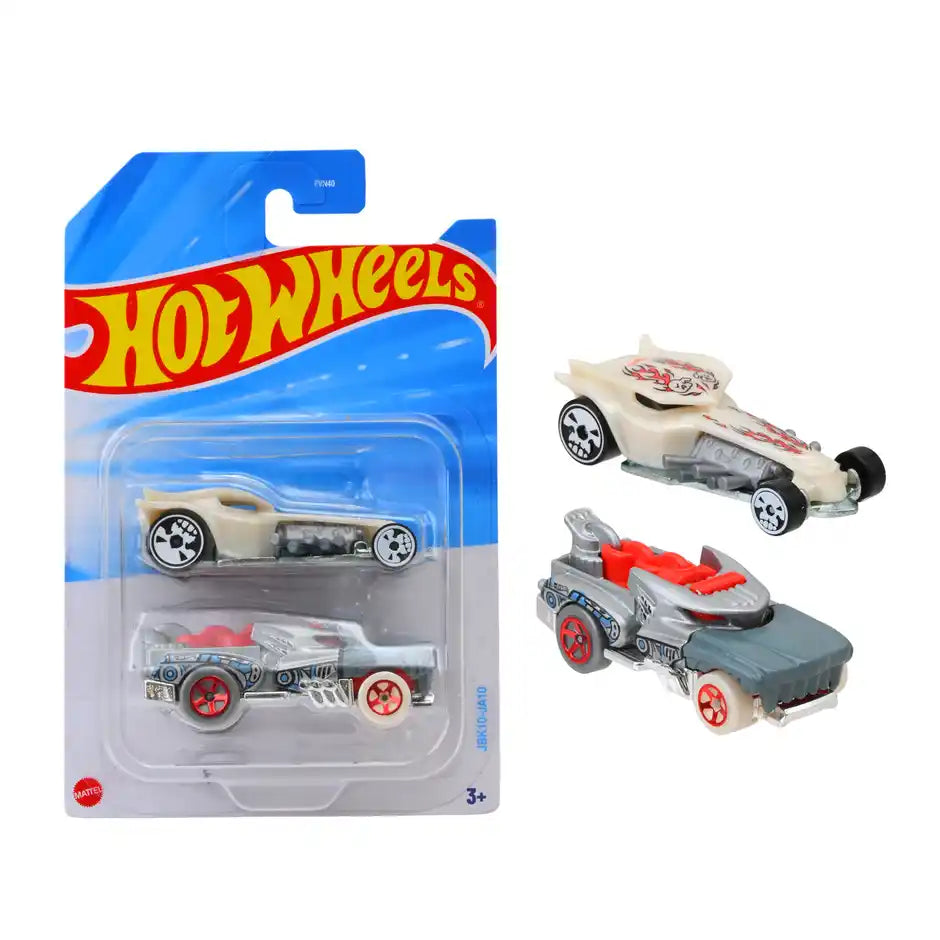 Hot Wheels Set of 2 Vehicles Toy in 1:64 Scale for Kids & Collectors Styles & Design May Vary