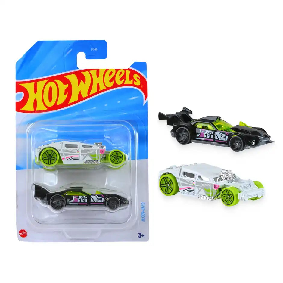 Hot Wheels Set of 2 Vehicles Toy in 1:64 Scale for Kids & Collectors Styles & Design May Vary