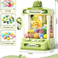 STACTCUTE 32PCS Dinosaur Claw Machine for Kids (Small) | Mini Vending Machine with Music & Adjustable Volume, Electronic Arcade Game Prize Dispenser for Birthday Toys Gifts Age 3+