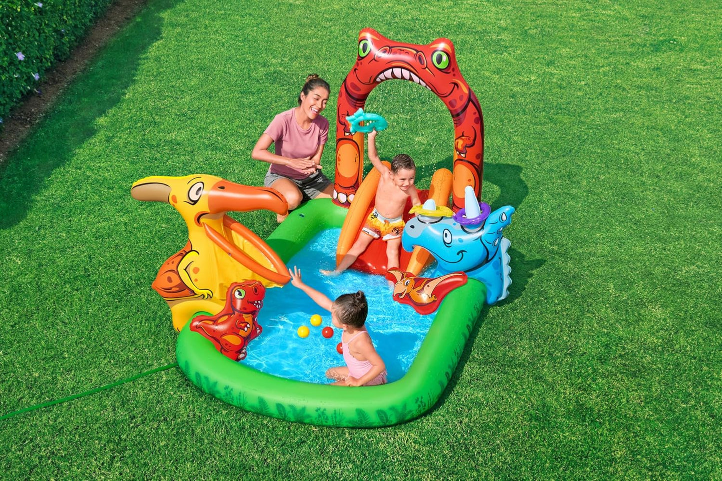 Bestway Jurassic Splash Inflatable Playcenter with Swimming Pool