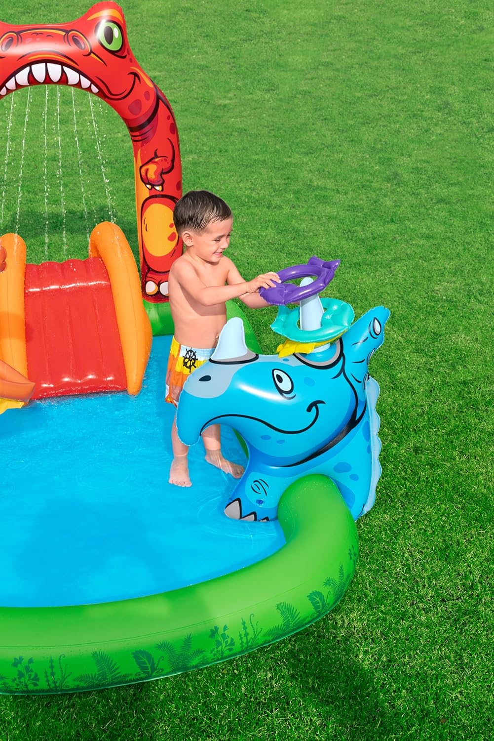Bestway Jurassic Splash Inflatable Playcenter with Swimming Pool